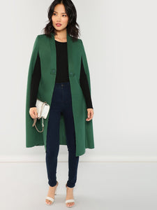 Shawl Collar Longline Coat