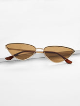 Load image into Gallery viewer, Metal Frame Cat Eye Sunglasses