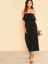 Load image into Gallery viewer, Wide Leg Flounce Tube Jumpsuit