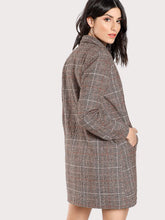 Load image into Gallery viewer, Plaid Boxy Coat