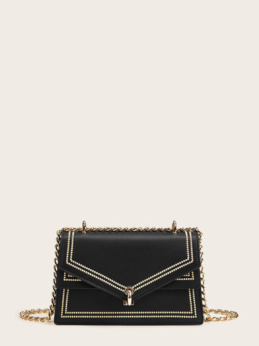 Flap Chain Crossbody Bag