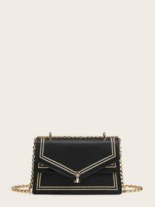 Flap Chain Crossbody Bag