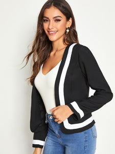 Panel Insert Bolero Blazer