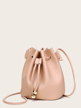 Load image into Gallery viewer, Bucket Crossbody Bag With Drawstring