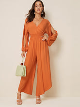 Load image into Gallery viewer, Split Sleeve Asymmetrical Hem Jumpsuit