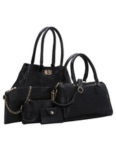 Load image into Gallery viewer, 5pcs Faux Crocodile Embossed Leather Bag Set