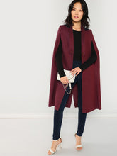 Load image into Gallery viewer, Shawl Collar Longline Coat