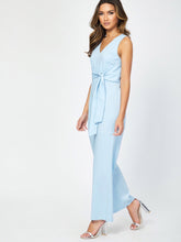 Load image into Gallery viewer, V Neck Wide Leg Occasion Jumpsuit