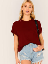 Load image into Gallery viewer, Short Sleeve Solid Top