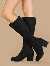 Load image into Gallery viewer, Plain Suede Knee High Boots