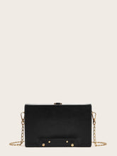 Load image into Gallery viewer, Structured Chain Crossbody Bag