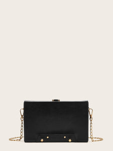 Structured Chain Crossbody Bag