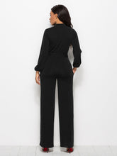 Load image into Gallery viewer, Tie Waist Wide Leg Jumpsuit