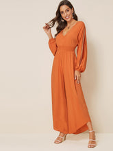 Load image into Gallery viewer, Split Sleeve Asymmetrical Hem Jumpsuit