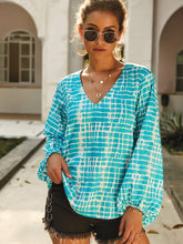 Load image into Gallery viewer, Tie Dye Bishop Sleeve Blouse