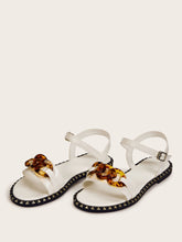 Load image into Gallery viewer, Studded Detail Buckle Strap Sandals