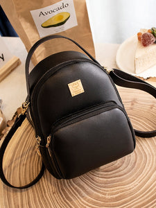 Curved Top Pocket Front Backpack