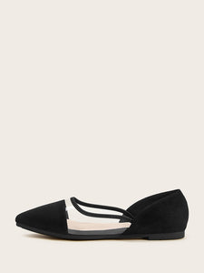 Point Toe PVC Panel Flats