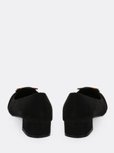 Load image into Gallery viewer, Pointy Low Chunky Buckle Heels