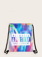 Load image into Gallery viewer, Tie Dye Backpack With Drawstring