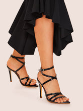 Load image into Gallery viewer, Ankle Strap Stiletto Heels