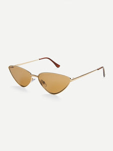 Metal Frame Cat Eye Sunglasses