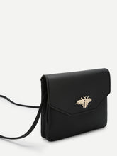 Load image into Gallery viewer, Bee Decor Flap Design Crossbody Bag