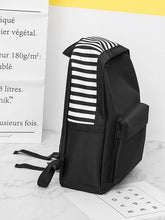 Load image into Gallery viewer, Striped Detail Nylon Backpack