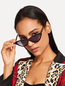 Leopard Frame Cat Eye Sunglasses