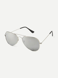 Silver Lenses Top Bar Sunglasses