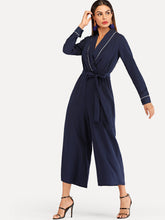 Load image into Gallery viewer, Wrap Self Tie Waist Jumpsuit