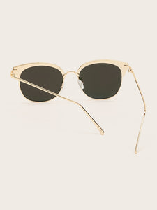 Ombre Lens Sunglasses With Case