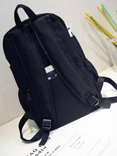 Load image into Gallery viewer, Letter Detail Strap Front Backpack