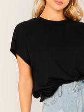 Load image into Gallery viewer, Short Sleeve Solid Top