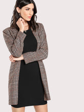 Load image into Gallery viewer, Plaid Boxy Coat