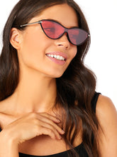 Load image into Gallery viewer, Thin Acrylic Frame Cat Eye Sunglasses