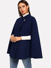 Load image into Gallery viewer, Single Button Cape Coat