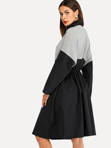 Drawstring Detail Coat