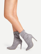 Load image into Gallery viewer, Back Zipper Stiletto Heeled Boots