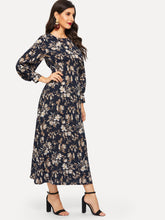 Load image into Gallery viewer, Floral Print Longline Dress