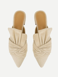 Twist Flat Mules