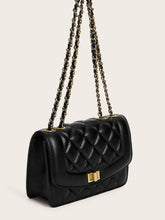 Load image into Gallery viewer, Twist Lock Quilted Chain Bag