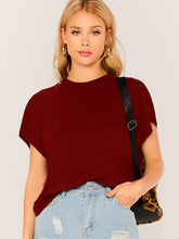 Load image into Gallery viewer, Short Sleeve Solid Top