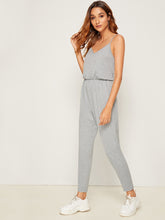 Load image into Gallery viewer, Solid Blouson Slip Jumpsuit