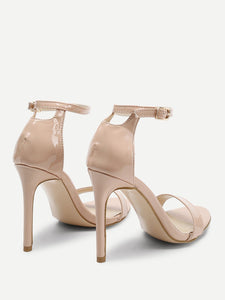 Two Part Ankle Strap Stiletto Heels