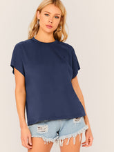 Load image into Gallery viewer, Short Sleeve Solid Top