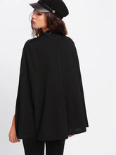 Load image into Gallery viewer, Double Breasted Cape Coat