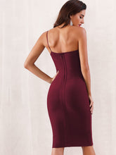 Load image into Gallery viewer, Adyce Solid One Shoulder Zip Back Bodycon Dress