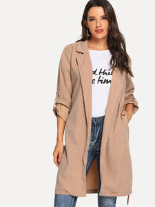 Split Side Long line Coat