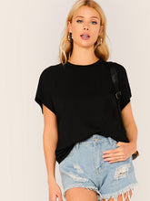 Load image into Gallery viewer, Short Sleeve Solid Top